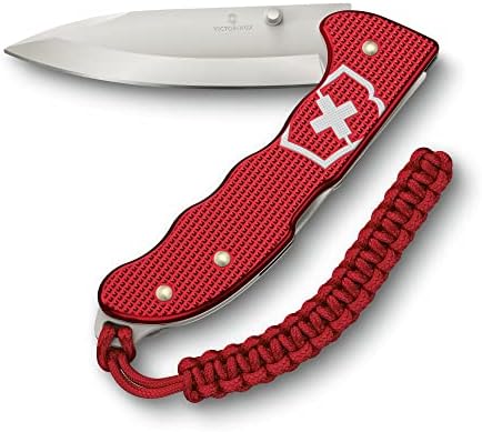 Victorinox Evoke Swiss Army Knife: Foldable Blade, Thumb Stud & Lockback Mechanism for Outdoor Enthusiasts