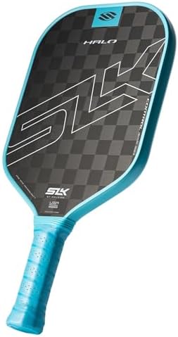 Selkirk Sport SLK Halo Raw Carbon Fiber Pickleball Paddle for Advanced Players | USA Designed | T700, 18k Ultraweave, A