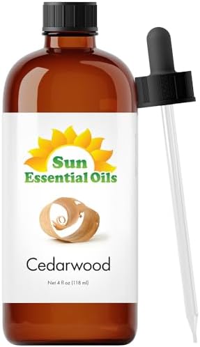 Sun Essential Oils - 4 oz Frankincense Essential Oil with Dropper for Diffuser and Aromatherapy Massage Sun Essential