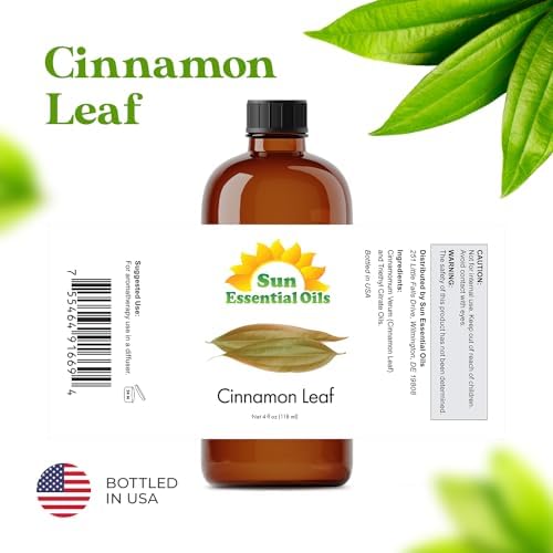 Sun Essential Oils - 4 oz Frankincense Essential Oil with Dropper for Diffuser and Aromatherapy Massage Sun Essential