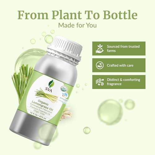 SVA Organic Frankincense Essential Oil – 100% Natural Boswellia Serrata Oil for Aromatherapy and Skin Care
SVA Organic F - Image 50