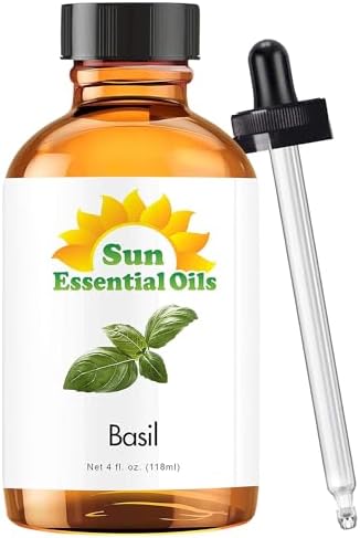 Sun Essential Oils - 4 oz Frankincense Essential Oil with Dropper for Diffuser and Aromatherapy Massage Sun Essential