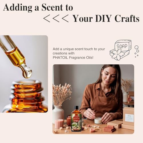 PHATOIL |38FL.OZ Coffee Fragrance Oils for Aromatherapy - Perfect for Diffuser and DIY Projects, Essential Oils for Home