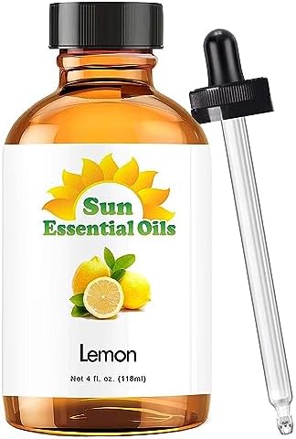 Sun Essential Oils - 4 oz Frankincense Essential Oil with Dropper for Diffuser and Aromatherapy Massage Sun Essential