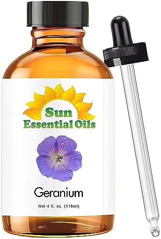 Sun Essential Oils - 4 oz Frankincense Essential Oil with Dropper for Diffuser and Aromatherapy Massage Sun Essential
