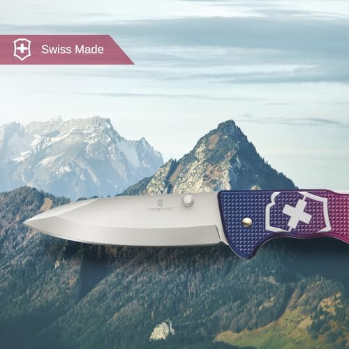 Victorinox Evoke Swiss Army Knife: Foldable Blade, Thumb Stud & Lockback Mechanism for Outdoor Enthusiasts