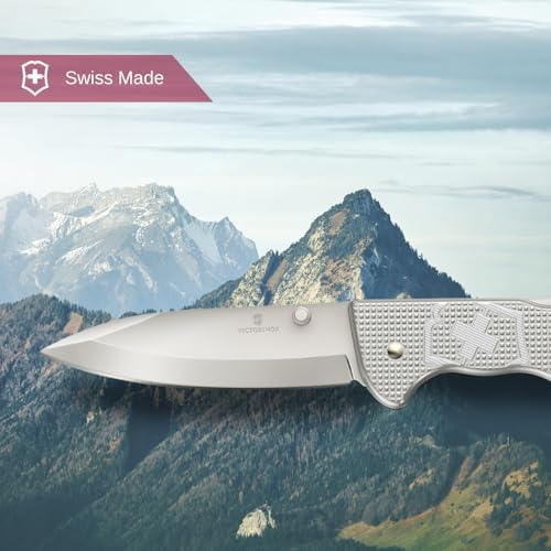 Victorinox Evoke Swiss Army Knife: Foldable Blade, Thumb Stud & Lockback Mechanism for Outdoor Enthusiasts