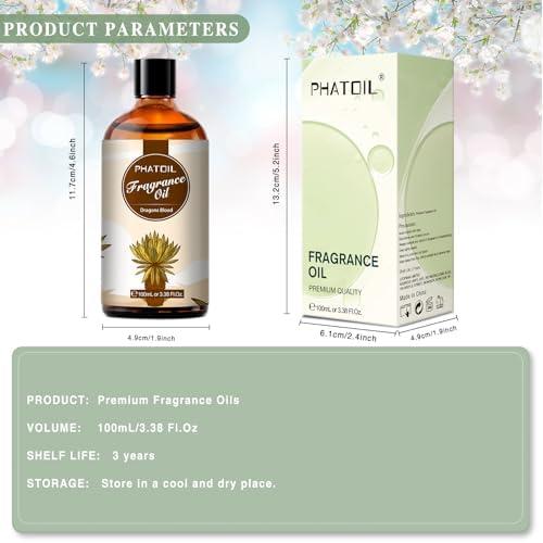 PHATOIL |38FL.OZ Coffee Fragrance Oils for Aromatherapy - Perfect for Diffuser and DIY Projects, Essential Oils for Home