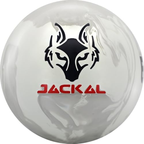 Motiv Jackal EXJ Bowling Ball - Limited Edition - Solid White with Silver Pearl Hybrid for Expert Bowlers | Motiv Jacka
