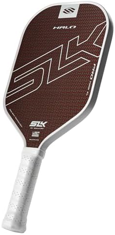 Selkirk Sport SLK Halo Raw Carbon Fiber Pickleball Paddle for Advanced Players | USA Designed | T700, 18k Ultraweave, A