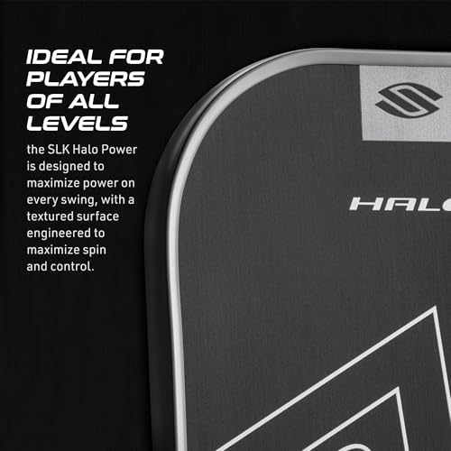 Selkirk Sport SLK Halo Raw Carbon Fiber Pickleball Paddle for Advanced Players | USA Designed | T700, 18k Ultraweave, A