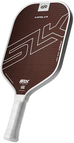 Selkirk Sport SLK Halo Raw Carbon Fiber Pickleball Paddle for Advanced Players | USA Designed | T700, 18k Ultraweave, A