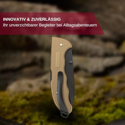 Victorinox Evoke Swiss Army Knife: Foldable Blade, Thumb Stud & Lockback Mechanism for Outdoor Enthusiasts