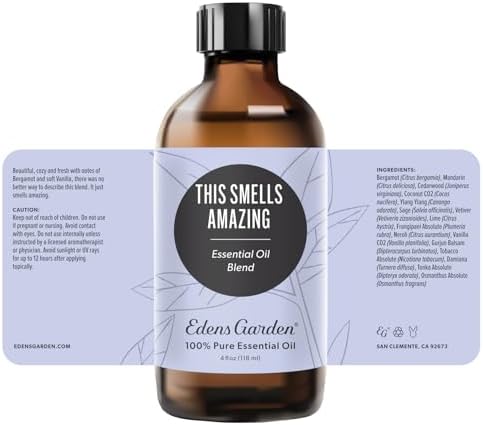 Edens Garden Vanilla Sandalwood Essential Oil Blend - Therapeutic for Aromatherapy, Natural Skin Care, Best for Diffusin