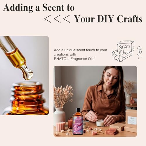 PHATOIL |38FL.OZ Coffee Fragrance Oils for Aromatherapy - Perfect for Diffuser and DIY Projects, Essential Oils for Home