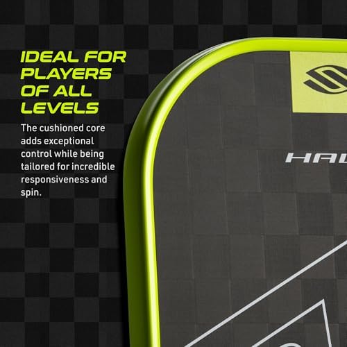 Selkirk Sport SLK Halo Raw Carbon Fiber Pickleball Paddle for Advanced Players | USA Designed | T700, 18k Ultraweave, A