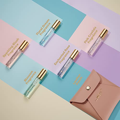 LOVERY Mini Perfumes for Women - Floral Fragrances Gift Set, Birthday Gifts for Women | LOVERY 5 Pack Women's Fragrance