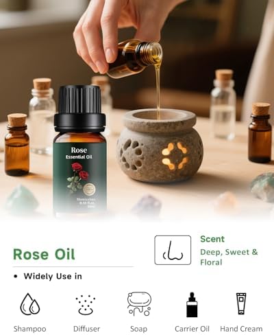 Pure Sandalwood Essential Oil for Aromatherapy and Calm Connection Evening Meditation | Pure Sandalwood Essential Oil f