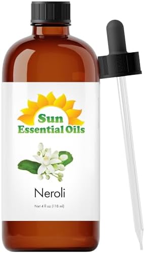 Sun Essential Oils - 4 oz Frankincense Essential Oil with Dropper for Diffuser and Aromatherapy Massage Sun Essential