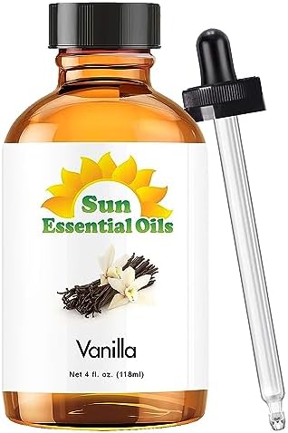 Sun Essential Oils - 4 oz Frankincense Essential Oil with Dropper for Diffuser and Aromatherapy Massage Sun Essential
