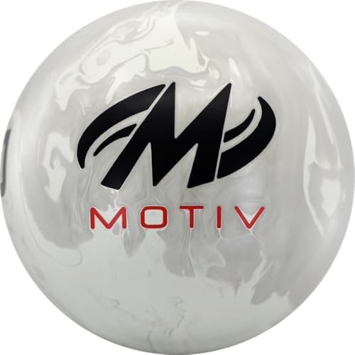 Motiv Jackal EXJ Bowling Ball - Limited Edition - Solid White with Silver Pearl Hybrid for Expert Bowlers | Motiv Jacka