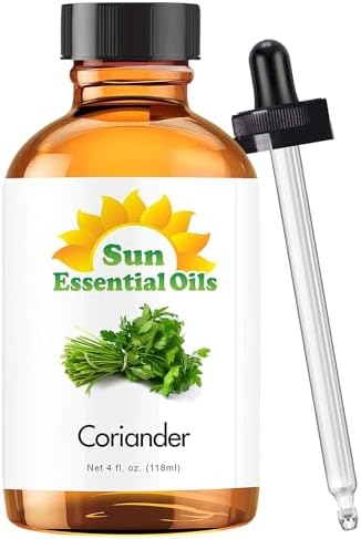Sun Essential Oils - 4 oz Frankincense Essential Oil with Dropper for Diffuser and Aromatherapy Massage Sun Essential