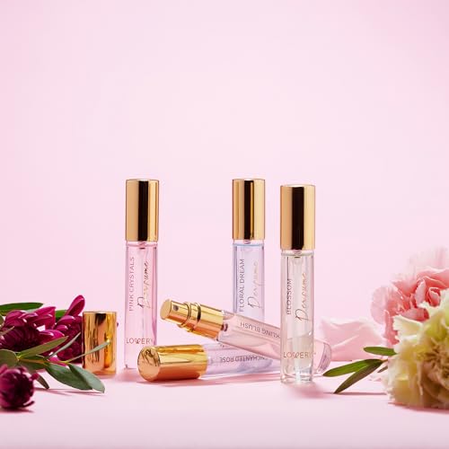 LOVERY Mini Perfumes for Women - Floral Fragrances Gift Set, Birthday Gifts for Women | LOVERY 5 Pack Women's Fragrance