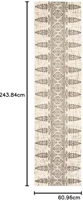 SAFAVIEH Evoke Collection Area Rug - Ivory & Gold, Non-Shedding & Easy Care, Ideal for High Traffic Areas in Living Room - Image 49