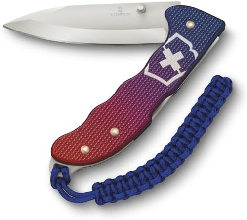 Victorinox Evoke Swiss Army Knife: Foldable Blade, Thumb Stud & Lockback Mechanism for Outdoor Enthusiasts