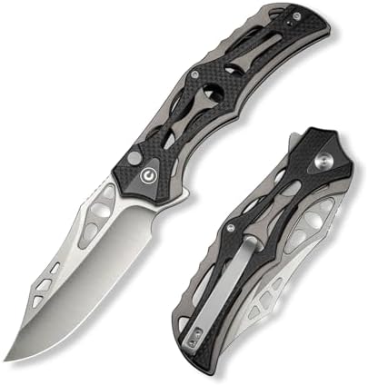 CIVIVI Men's Biophase Flipper Tactical Pocket Knife, Lightweight for Camping and Hunting, C23083C-2 (OD Green)