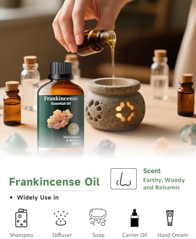 Pure Sandalwood Essential Oil for Aromatherapy and Calm Connection Evening Meditation | Pure Sandalwood Essential Oil f