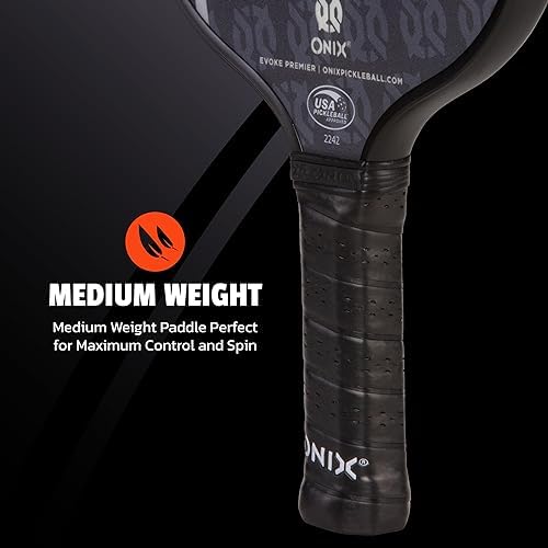 Onix Evoke Premier Professional Tournament Pickleball Paddle - Composite Face for Peak Performance | Onix Evoke Premier
