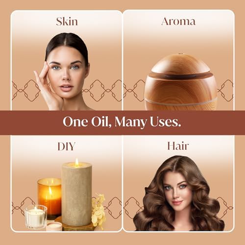 Siva Frankincense Essential Oil - 4 Fl Oz – 100% Natural Boswellia Serrata Oil - for Aromatherapy, Skin Care, and Hair C