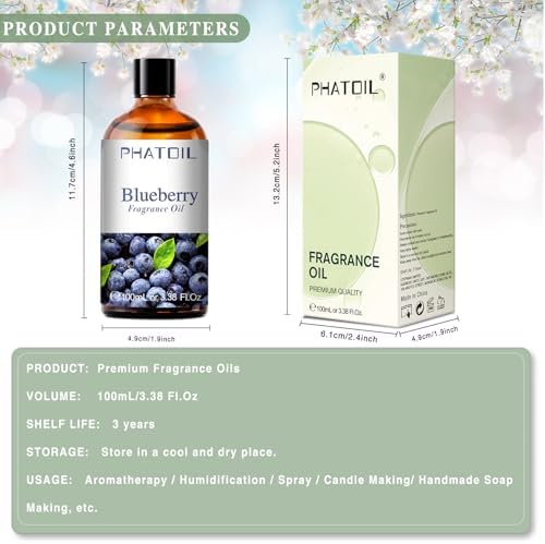 PHATOIL |38FL.OZ Coffee Fragrance Oils for Aromatherapy - Perfect for Diffuser and DIY Projects, Essential Oils for Home