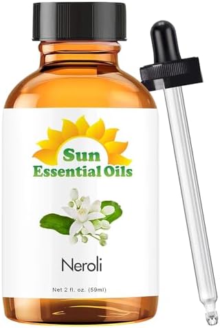 Sun Essential Oils - 4 oz Frankincense Essential Oil with Dropper for Diffuser and Aromatherapy Massage Sun Essential