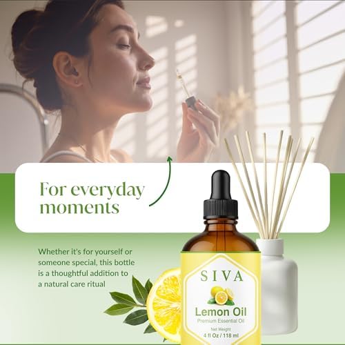 Siva Frankincense Essential Oil - 4 Fl Oz – 100% Natural Boswellia Serrata Oil - for Aromatherapy, Skin Care, and Hair C