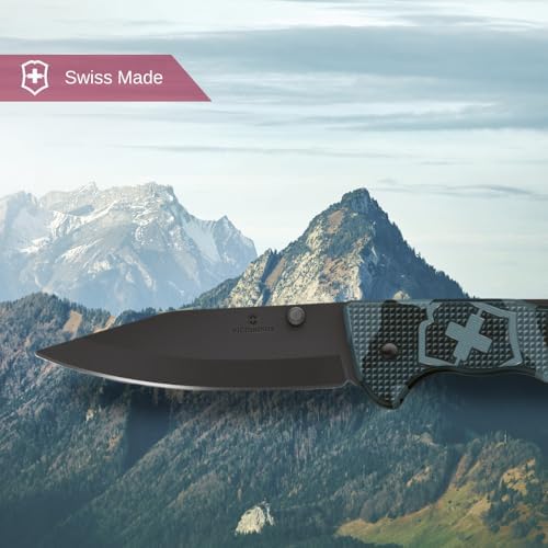 Victorinox Evoke Swiss Army Knife: Foldable Blade, Thumb Stud & Lockback Mechanism for Outdoor Enthusiasts