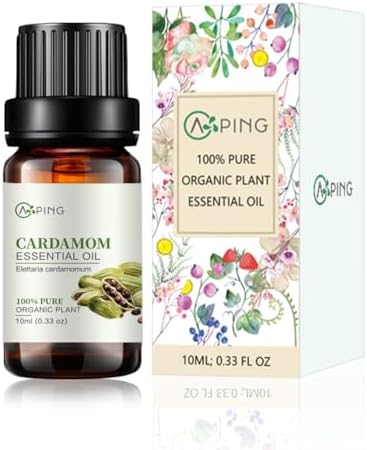 Pure Sandalwood Essential Oil for Diffuser and Aroma - 100% Organic, Santalum Album - 0.33oz | Pure Sandalwood Essentia