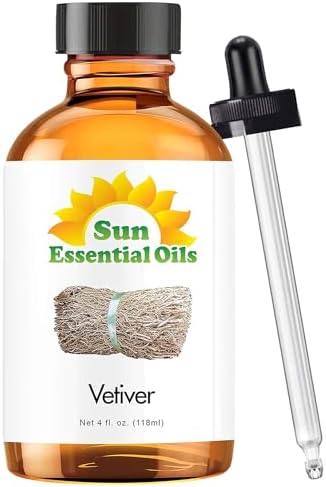 Sun Essential Oils - 4 oz Frankincense Essential Oil with Dropper for Diffuser and Aromatherapy Massage Sun Essential