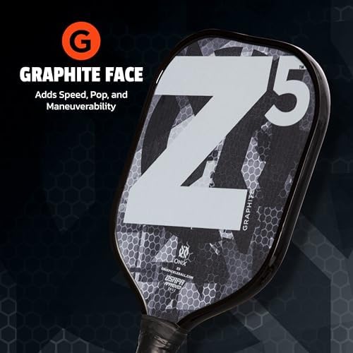 Onix Graphite MOD Z5 Carbon Fiber Pickleball Paddle for Comfortable Play | Onix Graphite MOD Z5 Cushion Comfort Carbon