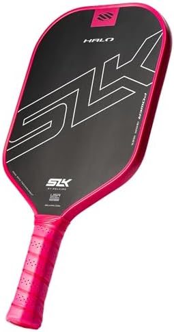 Selkirk Sport SLK Halo Raw Carbon Fiber Pickleball Paddle for Advanced Players | USA Designed | T700, 18k Ultraweave, A