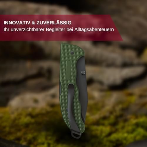 Victorinox Evoke Swiss Army Knife: Foldable Blade, Thumb Stud & Lockback Mechanism for Outdoor Enthusiasts