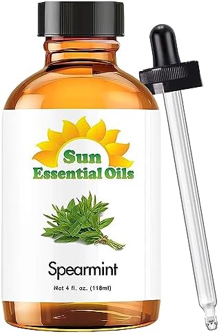 Sun Essential Oils - 4 oz Frankincense Essential Oil with Dropper for Diffuser and Aromatherapy Massage Sun Essential