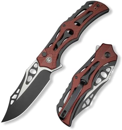 CIVIVI Men's Biophase Flipper Tactical Pocket Knife, Lightweight for Camping and Hunting, C23083C-2 (OD Green)