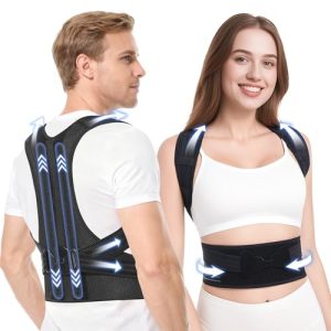Babaka Posture Corrector for Women and Men | Full Back Support | Upper and Lower Back Pain Relief | Back Brace | Shoulde