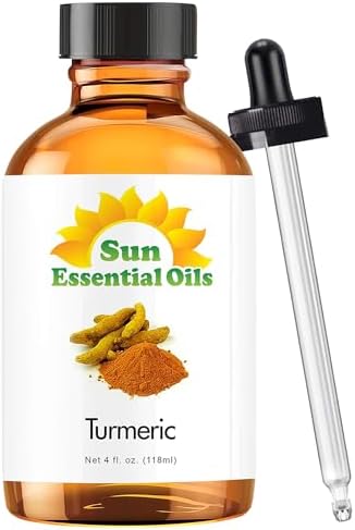 Sun Essential Oils - 4 oz Frankincense Essential Oil with Dropper for Diffuser and Aromatherapy Massage Sun Essential