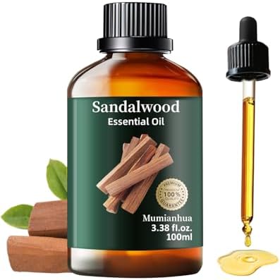 Pure Sandalwood Essential Oil for Aromatherapy and Calm Connection Evening Meditation | Pure Sandalwood Essential Oil f