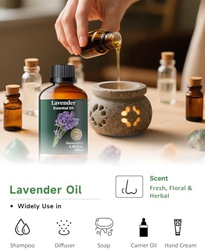 Pure Sandalwood Essential Oil for Aromatherapy and Calm Connection Evening Meditation | Pure Sandalwood Essential Oil f