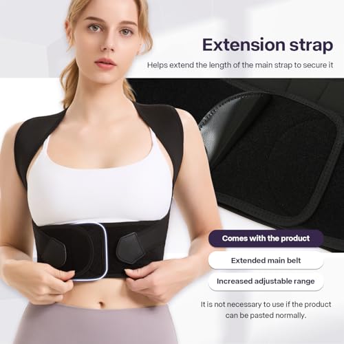 Adjustable Back Brace for Women and Men - Posture Corrector and Scoliosis Support | Women and Men's Posture Corrector B