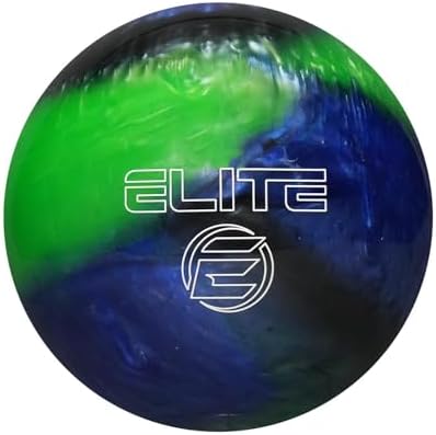 ELITE Star Polyester Bowling Ball - High Durability & Easy Grip - Best for Spare Shooting & League Games - Great for Beg